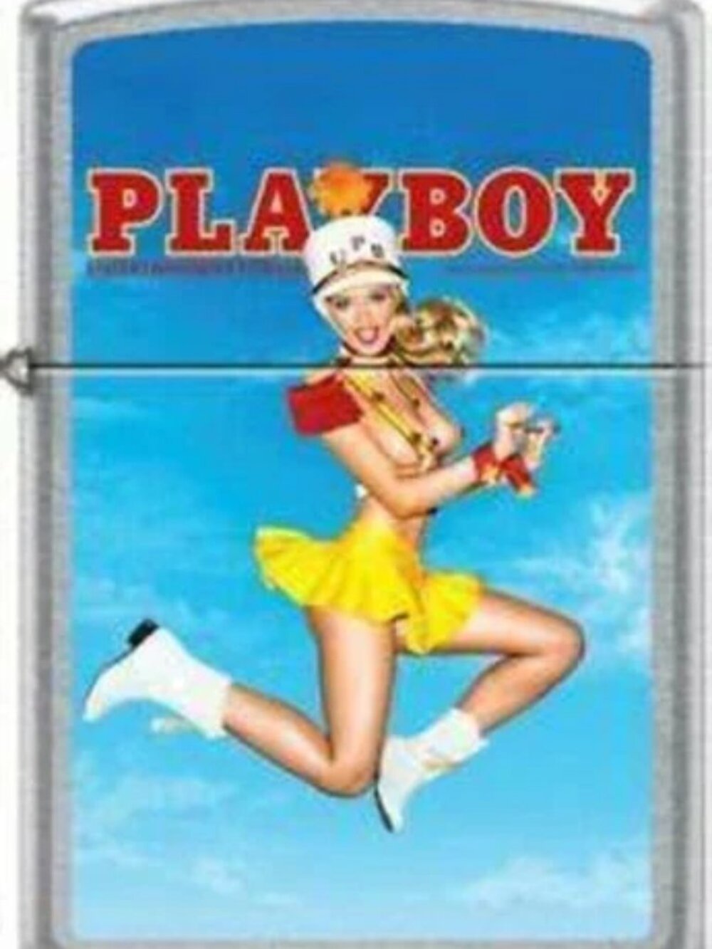 Playboy October 2013 Cover Street Chrome Zippo Lighter